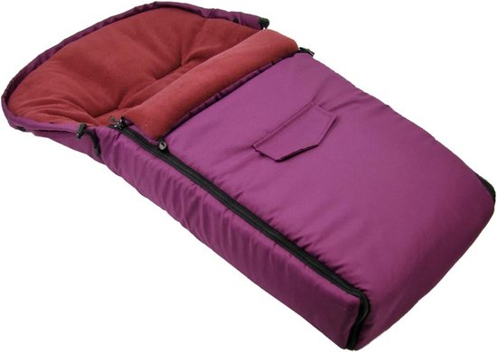 Warme Universele Voetenzak voor Kinderwagen Buggy en Slee 90 cm Fleece van Merkloos