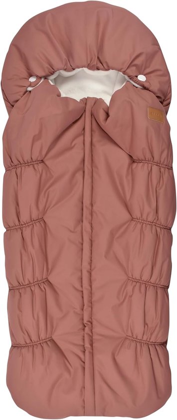 Warme Voetenzak - Kinderwagen Accessoire - Baby Beschermen - Dubbele Fleece - 100 x 45 cm - Terracotta