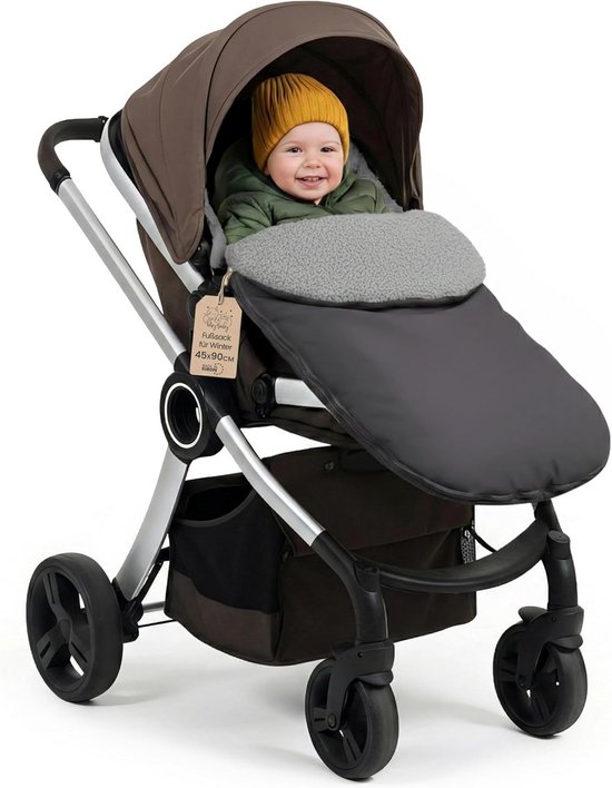 Warme Voetenzak voor Kinderwagen en Buggy - Winter Inleghoes Extra Dik Teddy Pluche