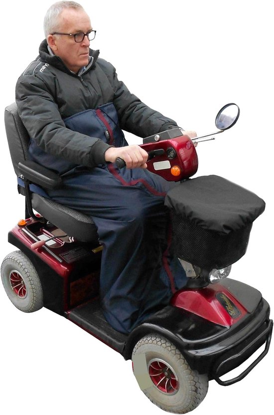 Warme Voetenzak - Winterzak Kinderwagen - Buiten Zitten - Waterafstotend Winddicht - 127 cm Lengte - Donkerblauw