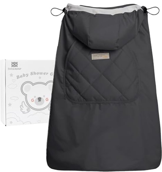 Warme Winter Cover voor Draagzak - Universele Hoodie Draagzak Cover van Merkloos