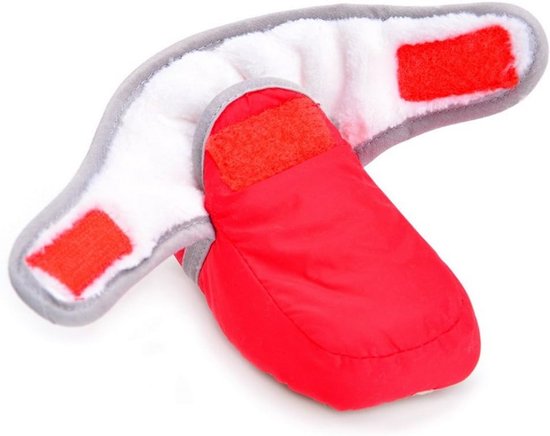 Warme Winter Laarzen voor Baby's - Rood, 12-18 Maanden van Merkloos