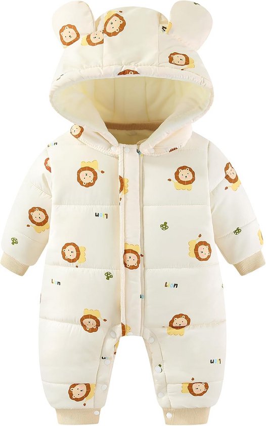 Warme Winter Sneeuwpak voor Baby en Peuter met Capuchon van Merkloos