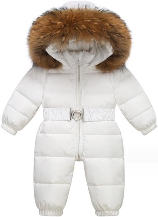 Warme Winter Snowsuit voor Baby en Peuter met Afneembare Capuchon