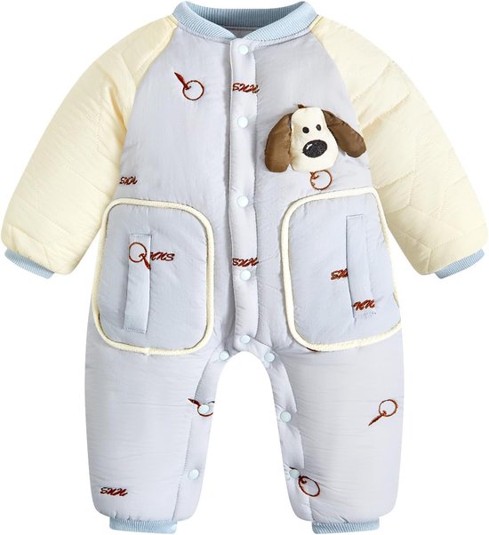 Warme Winter Snowsuit voor Baby Jongens en Meisjes (6-18 maanden) - Waterdichte Buitenkleding Set