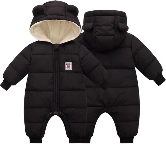 Warme Winterjas en Snowsuit voor Baby Jongen en Meisje met Capuchon
