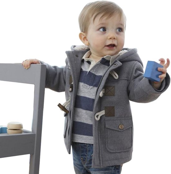 Warme Winterjas met Capuchon voor Baby Jongens en Meisjes (0-4 Jaar)