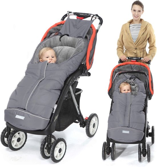 Warme Wintervoetenzak voor Kinderwagens - Waterdicht, Dikke Thermofleece Baby Voetenzak