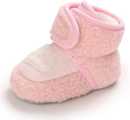 Warme, zachte winterschoentjes met anti-slip zool voor baby's en peuter 0-18 maanden