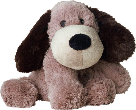 Warmies Bruine Hond - Magnetronknuffel - Warmte dier - Warmte kussen van Warmies