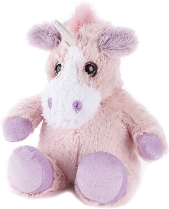 Warmies Roze Eenhoorn - Magnetronknuffel - Warmte dier - Warmte kussen van Warmies