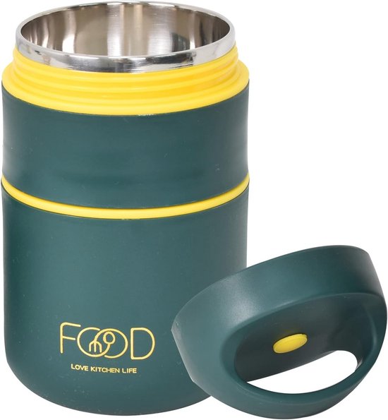 Warmte-isolerende broodtrommel - Thermo-lunchbox voor school, werk, en reizen
