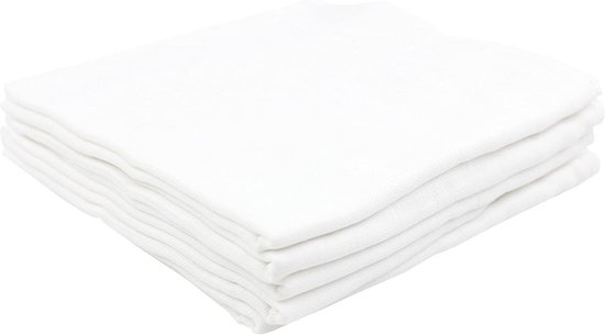 Wasbare Babydoekjes 70x80cm - 5 of 10 Stuks, Kleurige Motieven