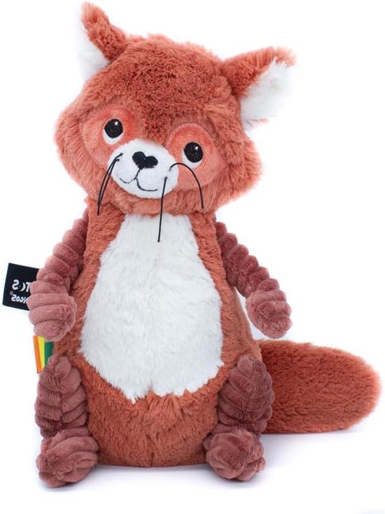 Wasbeer Knuffel - Pluche Dier - Babyspeelgoed - Maximal zacht - Baby Maat - Terracotta