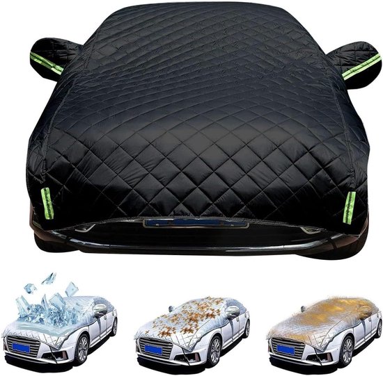 Waterdichte autohoes voor alle seizoenen, 5-laags gewatteerd, bescherming tegen hagel en krassen van Merkloos