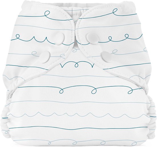 Waterdichte Babyluier Overbroekje, Lekvrij en Ademend, Maat 1 (3-7 kg)