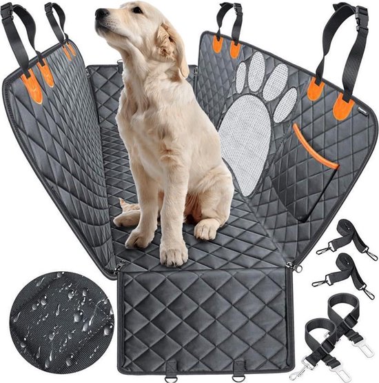 Waterdichte en krasbestendige hondendeken voor auto's - universeel - achterbank - SUV's - vrachtwagens van DoggyThings