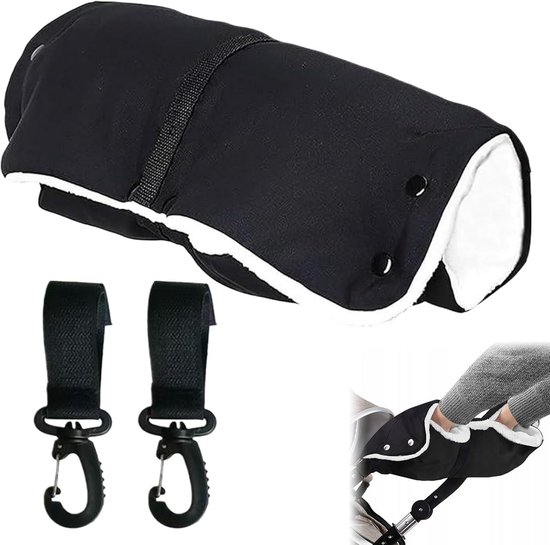 Waterdichte en Winddichte Handwarmer voor Kinderwagen met Fleece Voering