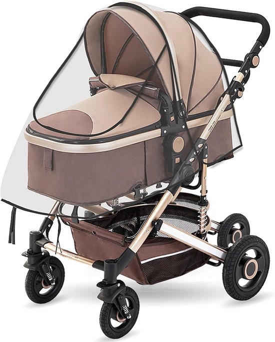 Waterdichte Regenhoes voor Kinderwagens, EVA Windbescherming, Geschikt voor Strollers en Buggies