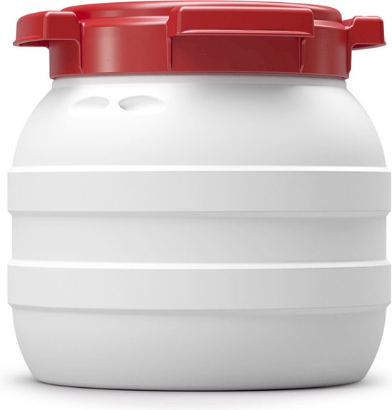 Waterkluisje - 3.6 Liter - Water- en luchtdicht - Wit/Rood van Sunware