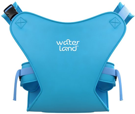 WaterLand Baby Carrier - Draagzak - Light Blue Sky - Buikdrager - Neopreen - Water - Zwembad - Strand