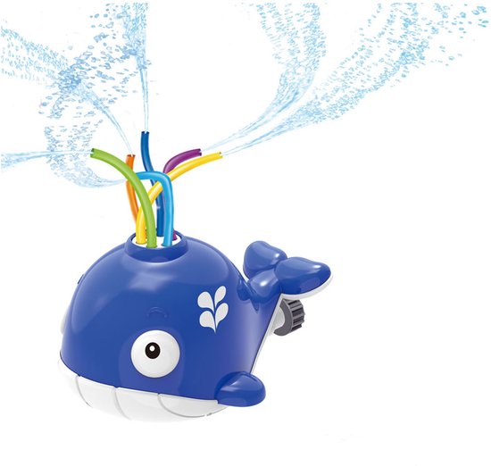 Watersproeier Walvis speelgoed waterpret tuin.