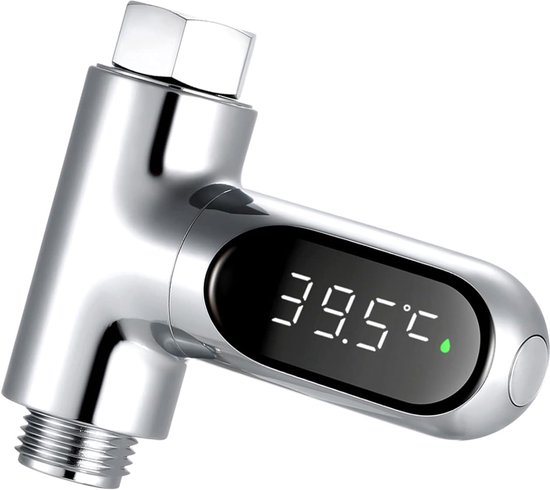 Waterthermometer Bad en Douche - Digitale Badthermometer - Watertemperatuurmeter - Zonder Batterij - Zilver