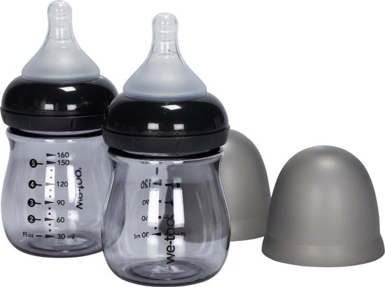 We-Too Standaardfles - 160 ml - Oatmeal - 2-pack van We-Too