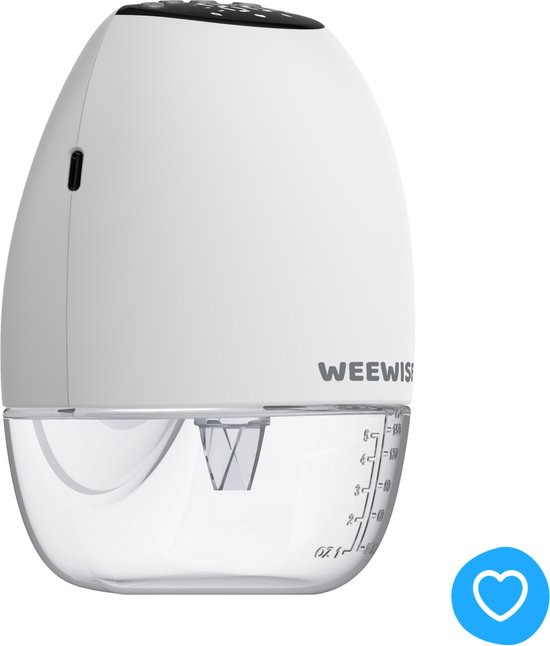 Weewise Milk Elektrische Draadloze Borstkolf - Borstkolf- Elektrische Borstkolf - Handsfree Borstkolf - Borstkolf Elektrisch - Draadloze Borstkolf - Breast Pump - Draagbaar - Handsfree & Draagbaar - BPA-Vrij van Weewise