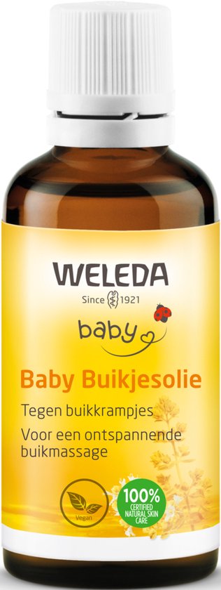 WELEDA - Baby Buikjesolie - Baby & Kind - 50ml - Calendula - 100% natuurlijk van Merkloos