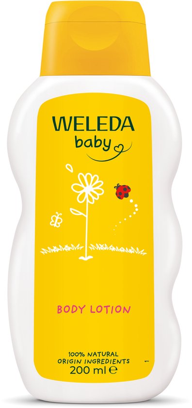 Weleda Baby Calendula Bodylotion - Calendula & Kamille - 100% Natuurlijke Ingrediënten - 200 ml van WELEDA