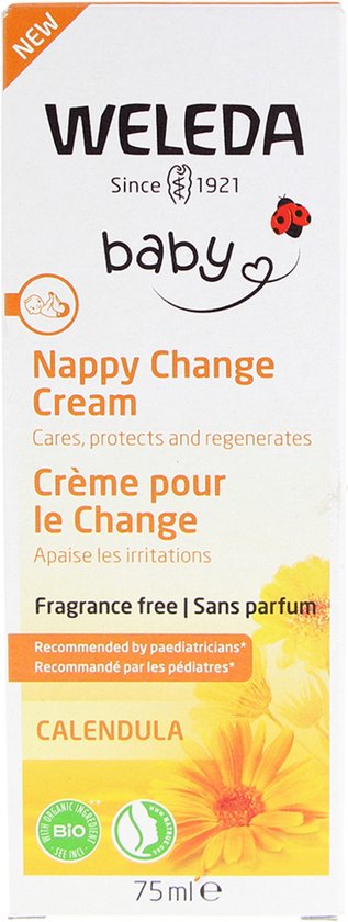 Weleda Baby Calendula Luier Crème Geurvrij 75 ml van WELEDA