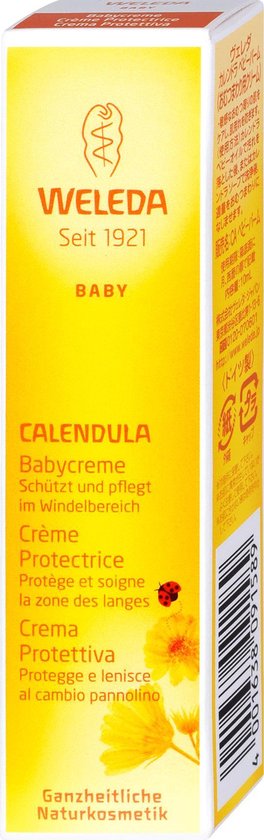 Weleda Baby Reistube Calendula Wind- en Weerbalsem - babycrème - reisverpakking (10 ml) van Merkloos