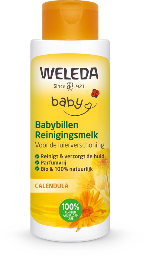 WELEDA – Babybillen Reinigingsmelk – Baby & Kind – 400ml – Calendula – 100% natuurlijk van WELEDA