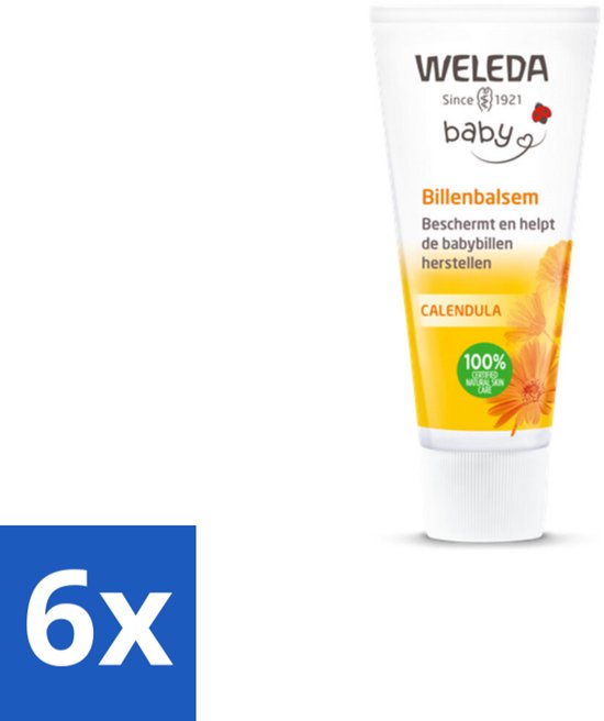 WELEDA - Billenbalsem - Baby Calendula - 30 ml - Voordeelverpakking - 6 stuks