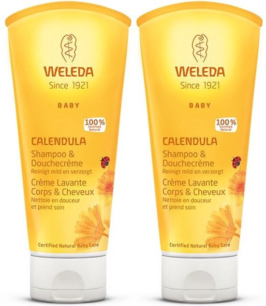 Weleda Calendula Baby Shampoo & Douchecrème 2x200ml van WELEDA
