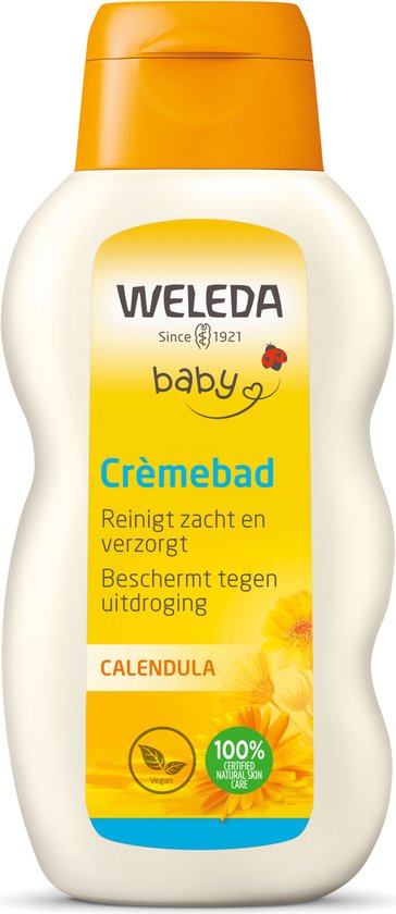 WELEDA - Crèmebad - Baby & Kind - 200ml - Calendula - 100% natuurlijk van WELEDA