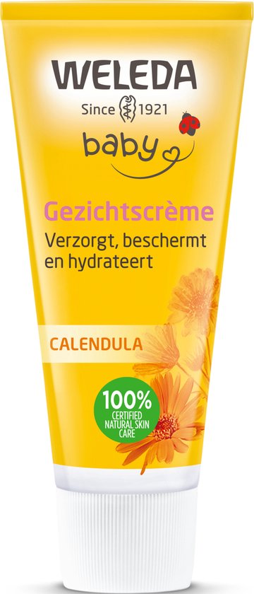 WELEDA - Gezichtscrème - Baby & Kind - 50ml - Calendula - 100% natuurlijk van WELEDA