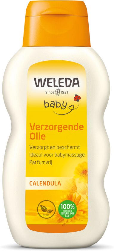 WELEDA - Verzorgende Olie - Baby & Kind - 200ml - Calendula - 100% natuurlijk van WELEDA