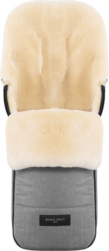 Werner Christ - Flims Voetenzak Schapenwol - Grigio (grijs) van Werner Christ
