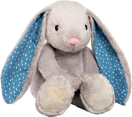 Whisbear Summend konijntje, huilsensor, roze ruis, baby-slaaphulp, babyborrel, cadeau voor meisjes en jongens, babyspeelgoed, baby-slaapbevorderaar, nieuwe babycadeaus (grijs) van Merkloos