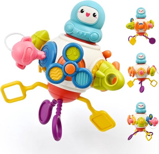 White-label® Baby Speelgoed 0 Jaar - Kinderspeelgoed 6 Maanden - Multicolor van White-Label