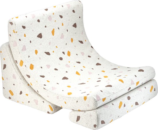 Wigiwama Teddy Moon Chair / Fauteuil - 80x65x55cm - Terrazzo Marble van Wigiwama