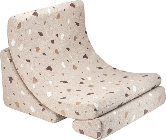 Wigiwama Teddy Moon Chair / Fauteuil - 80x65x55cm - Terrazzo Sand van Wigiwama