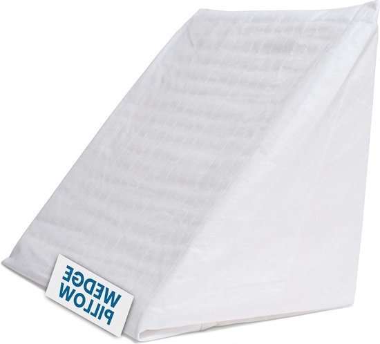 Wigkussen voor lezen en tv kijken in bed - Rug, been en kniesteun - Helpt bij zure reflux - Schuim - Afneembare en wasbare hoes - Gemaakt in Portugal van Supportiback®