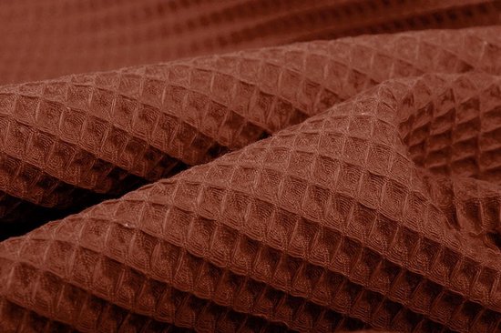 Wikkeldeken - Omslagdoek - Badcape - Roest Bruin / Hydrofiel - 70x70cm / Baby Creaties / Zacht en Ademend voor je Baby van Baby Creaties