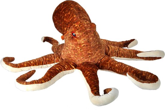 Wild Republic 23056 Plush Octopus Cuddlekins Jumbo Cuddly Toy, Cuddly Toy, 76 cm, Multi, Octopus