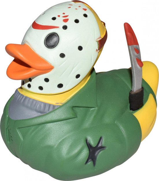 Wild Republic Badeend Horror Junior 10 X 9 Cm Rubber Groen van Wild Republic