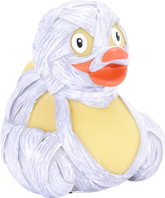 Wild Republic Badeendje Mummi Junior 10 Cm Wit/geel van Wild Republic