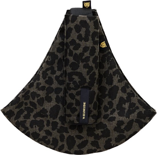 Wildride Kinderdrager Luipaardprint Grijs - Draagzak voor kinderen van 9 maanden tot 4 jaar - Tot 20 kg - Baby Carrier Lichtgewicht & Draagbaar van Merkloos